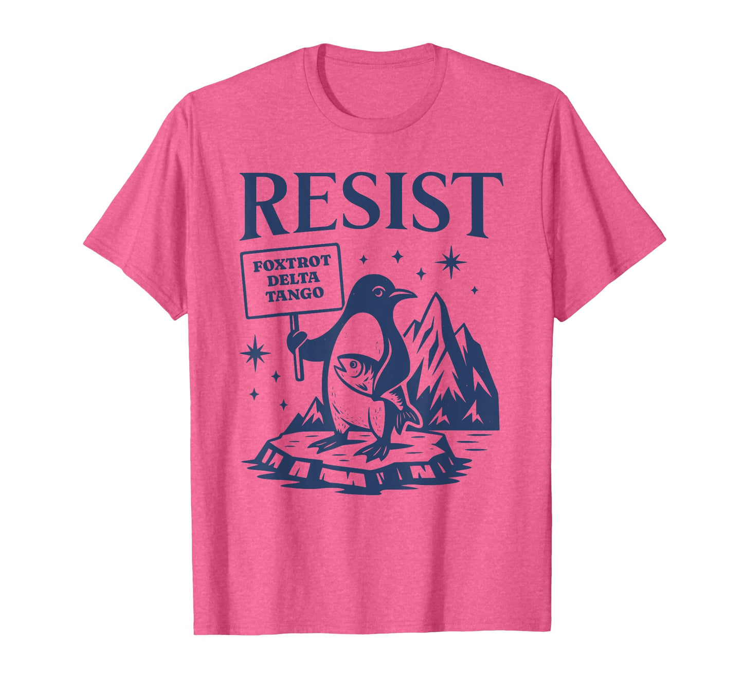 Funny Flippers Up Resist Penguins Protest Against Tariffs T-Shirt