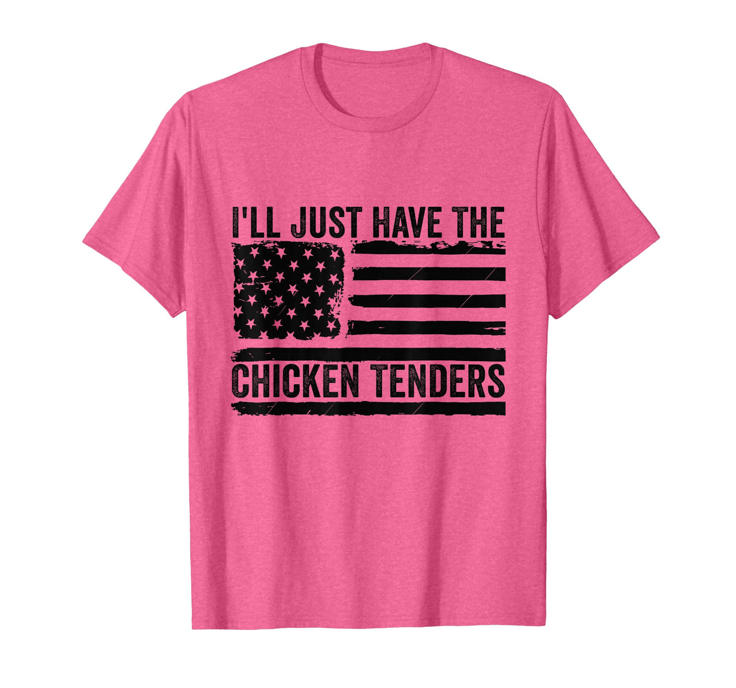 I'll Just Have The Chicken Tenders Apparel Unisex-Adults, Unisex-Kids Chicken Lovers T-Shirt Grey Small Modern Classic Crew Neck Short Sleeve T-Shirt