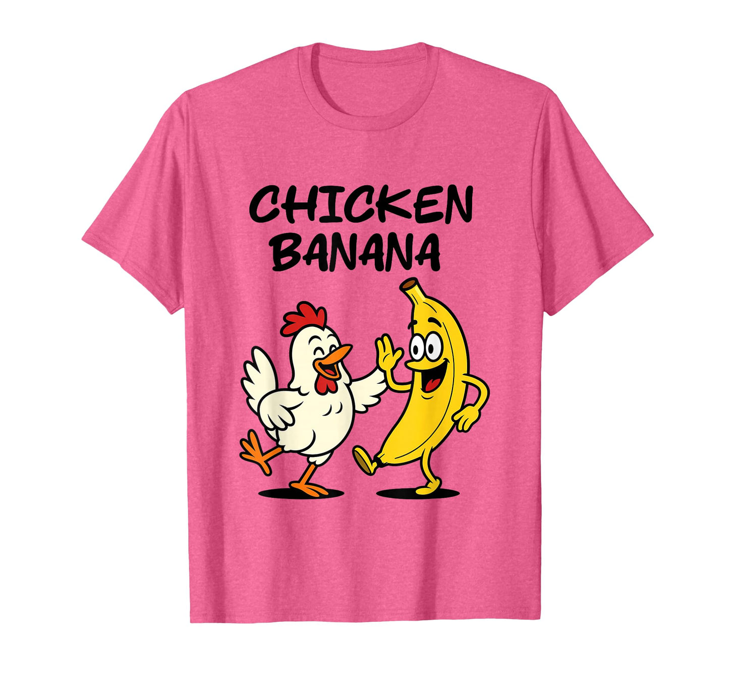 Funny Chicken Banana Teens Kids Dance T-Shirt