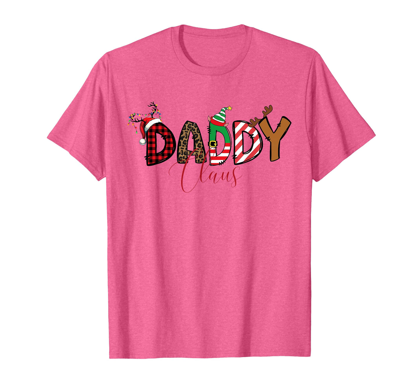 Daddy Claus Christmas matching shirts for family group Xmas T-Shirt