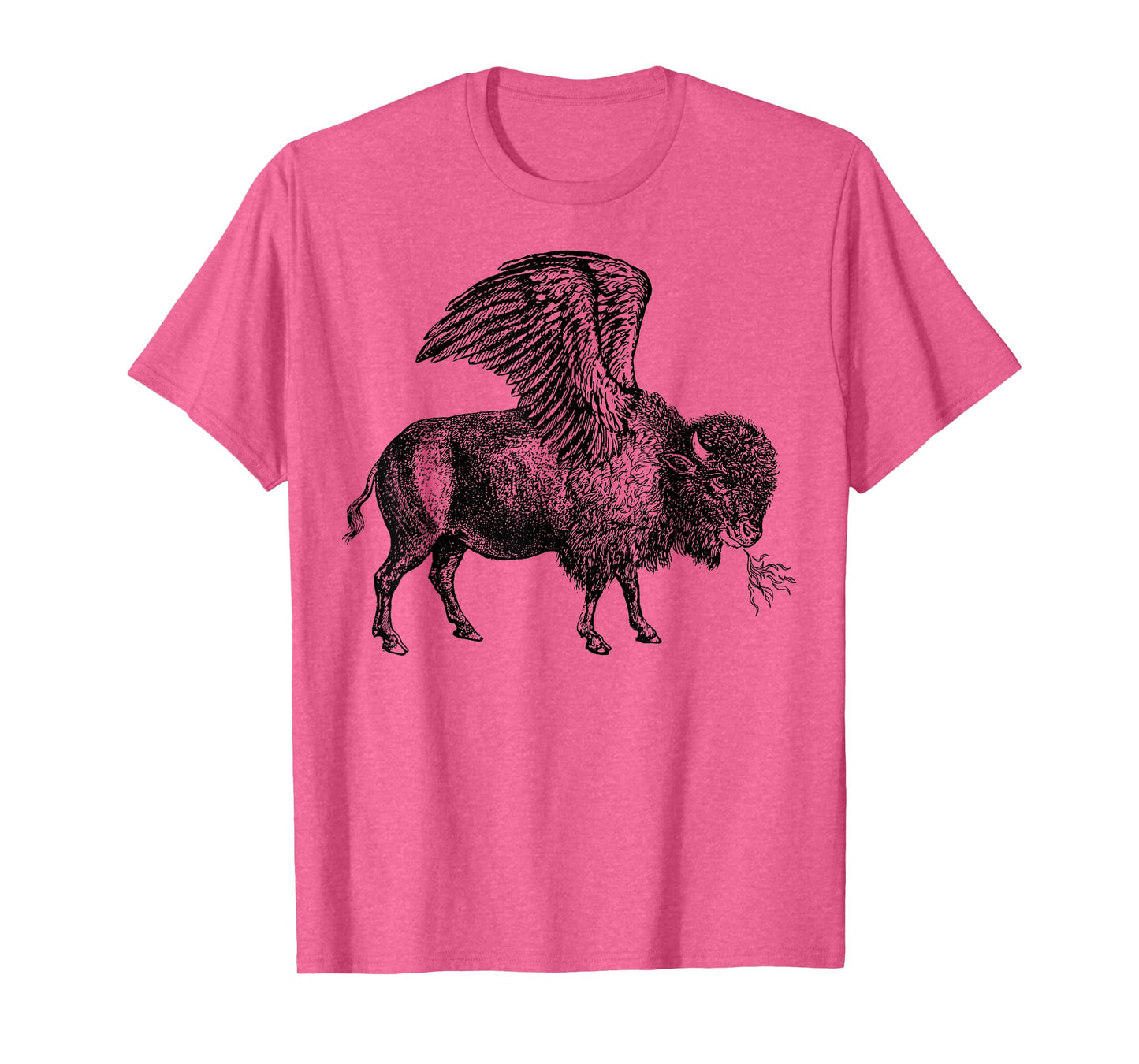 Funny design Buffalo Wings Hot Foodie Chicken Bison Vintage T-Shirt