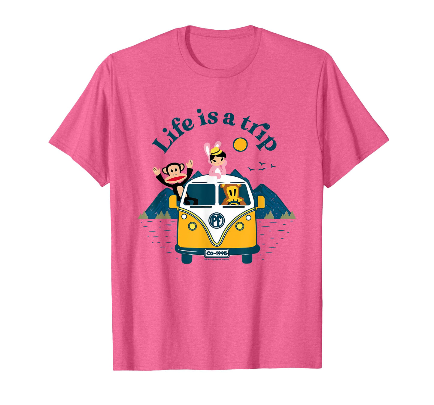Paul Frank Julius & Co Life Is A Trip Camper T-Shirt