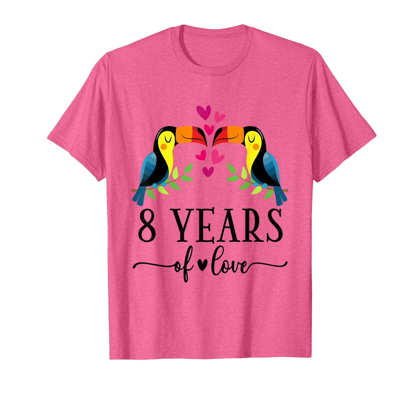 8th Anniversary Couples 8 Years Together T-Shirt