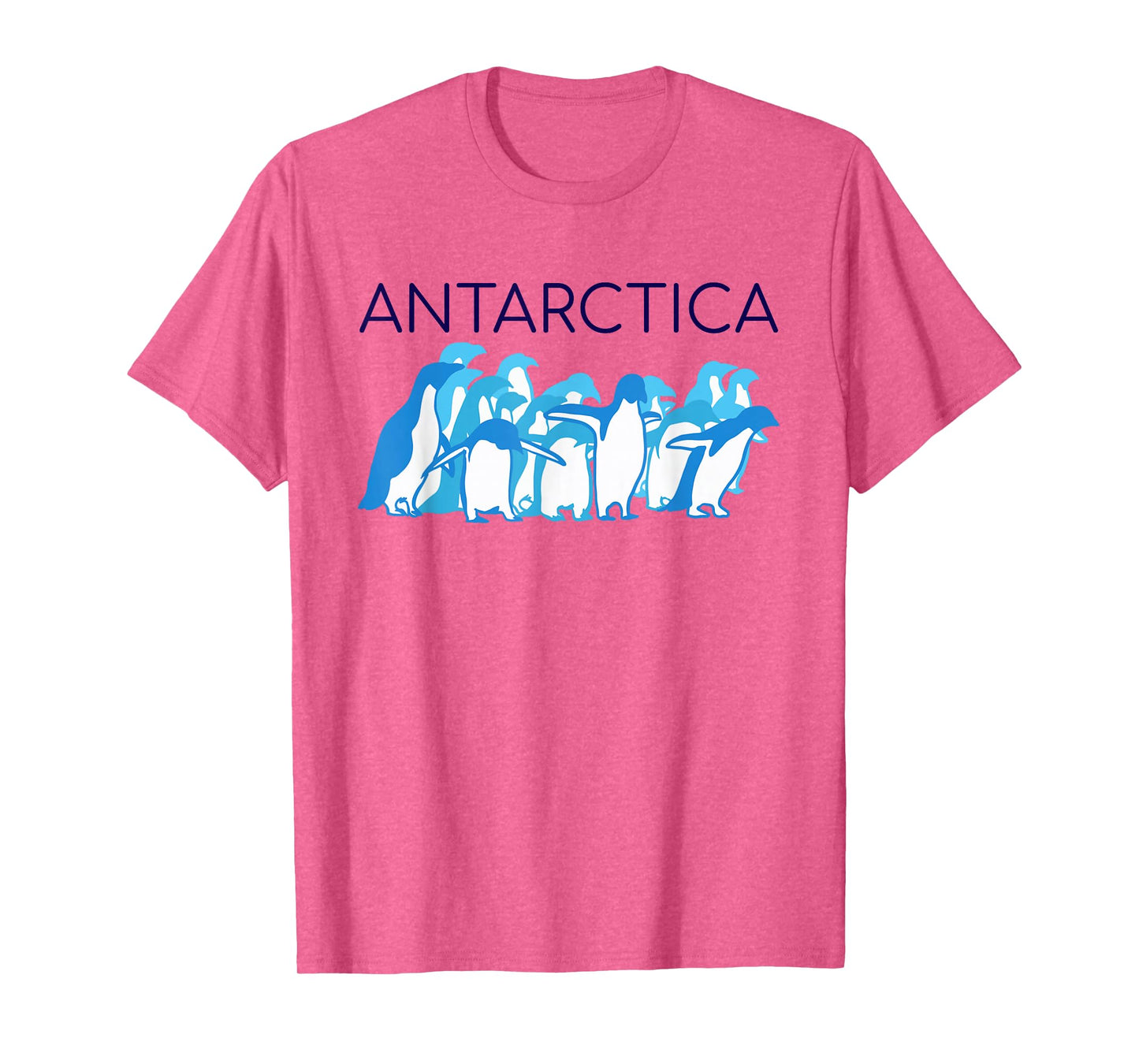 UpTheCreek Antarctica T-Shirt, Men's Unisex-Adults, Blue, Short Sleeve, Small