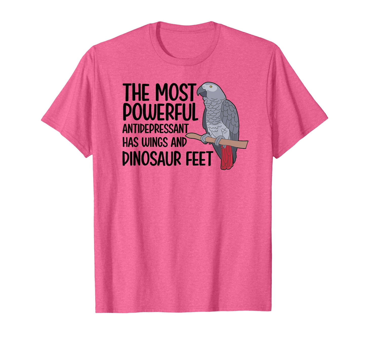 Dinousar Feet African Grey Owner African Grey Parrot Lover T-Shirt