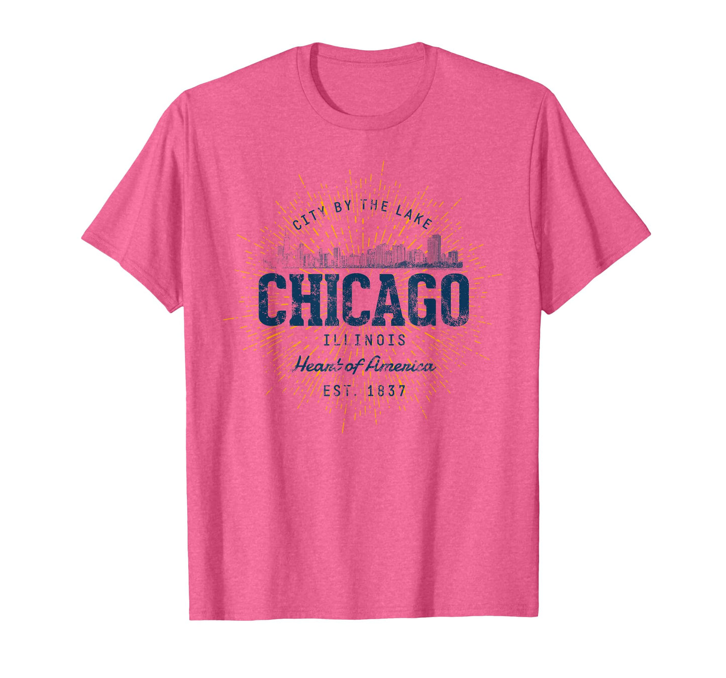 Vintage Retro Style Chicago T-Shirt