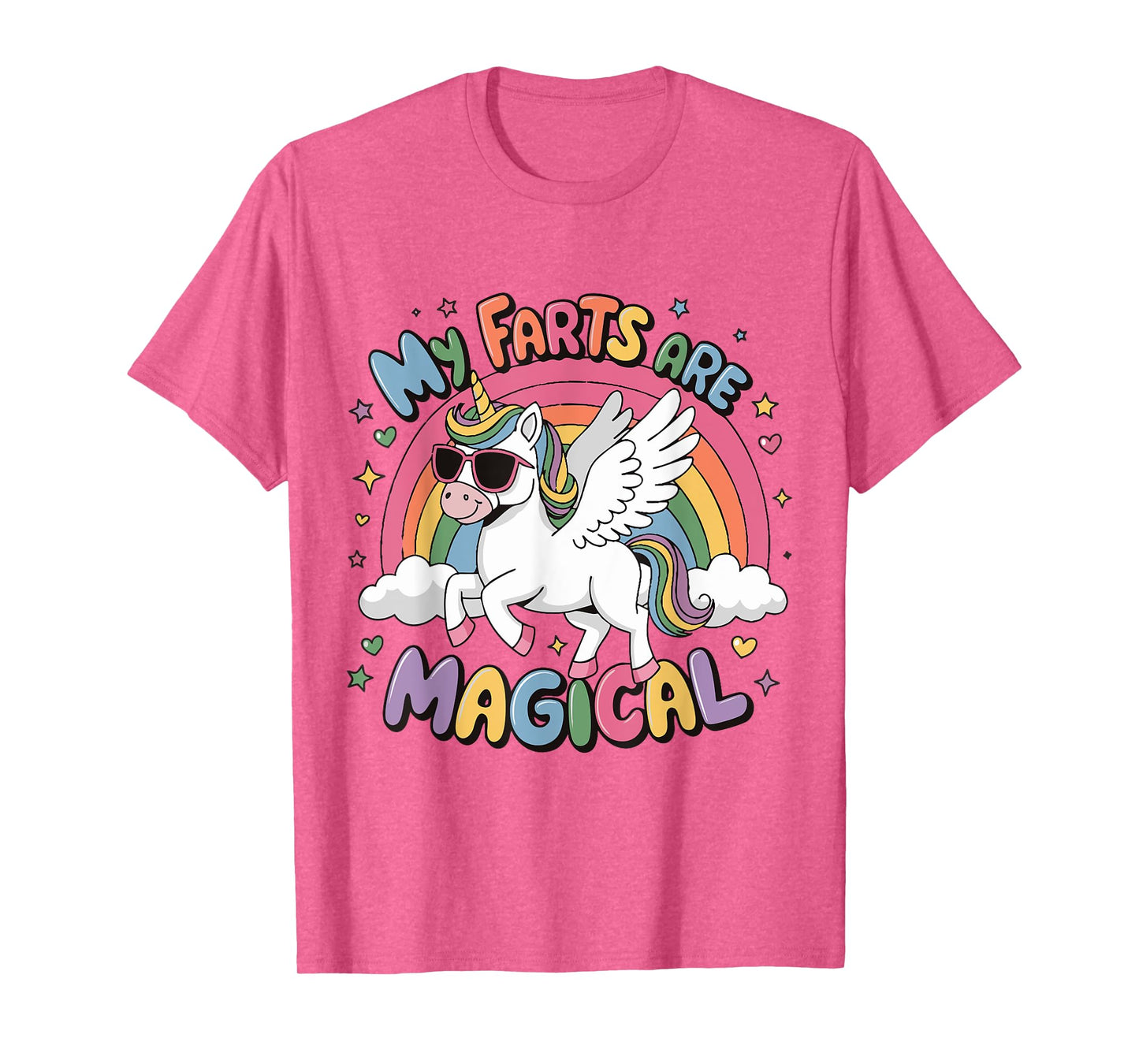 My Farts Are Magical Funny Unicorn Gag Rainbow Girl Boys T-Shirt