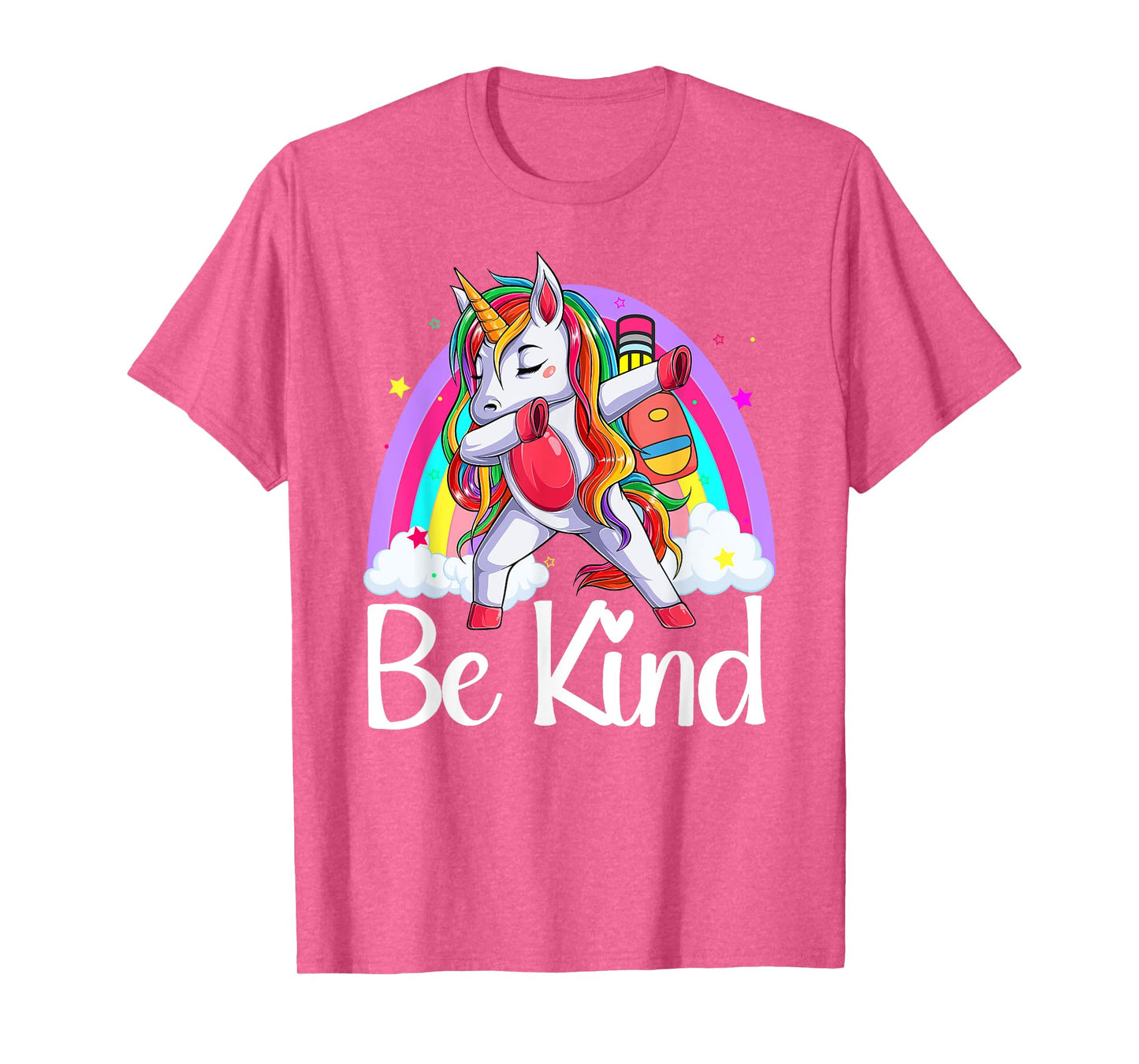 Be Kind Unicorn Rainbow Unity Day Orange Anti Bullying 2023 T-Shirt