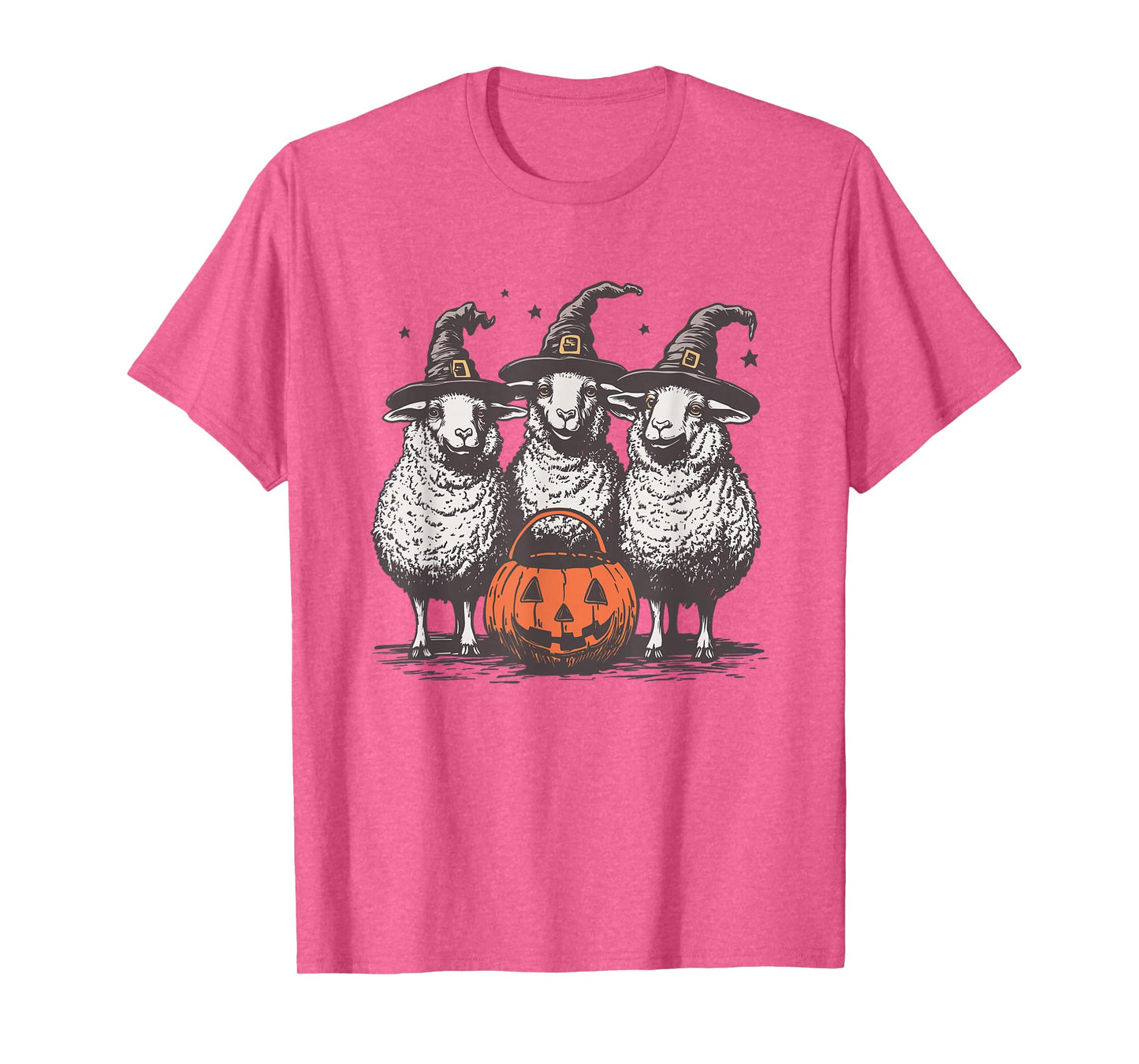Witch Sheep Halloween Sheep Trick or Treat Sheep Farm Animal T-Shirt
