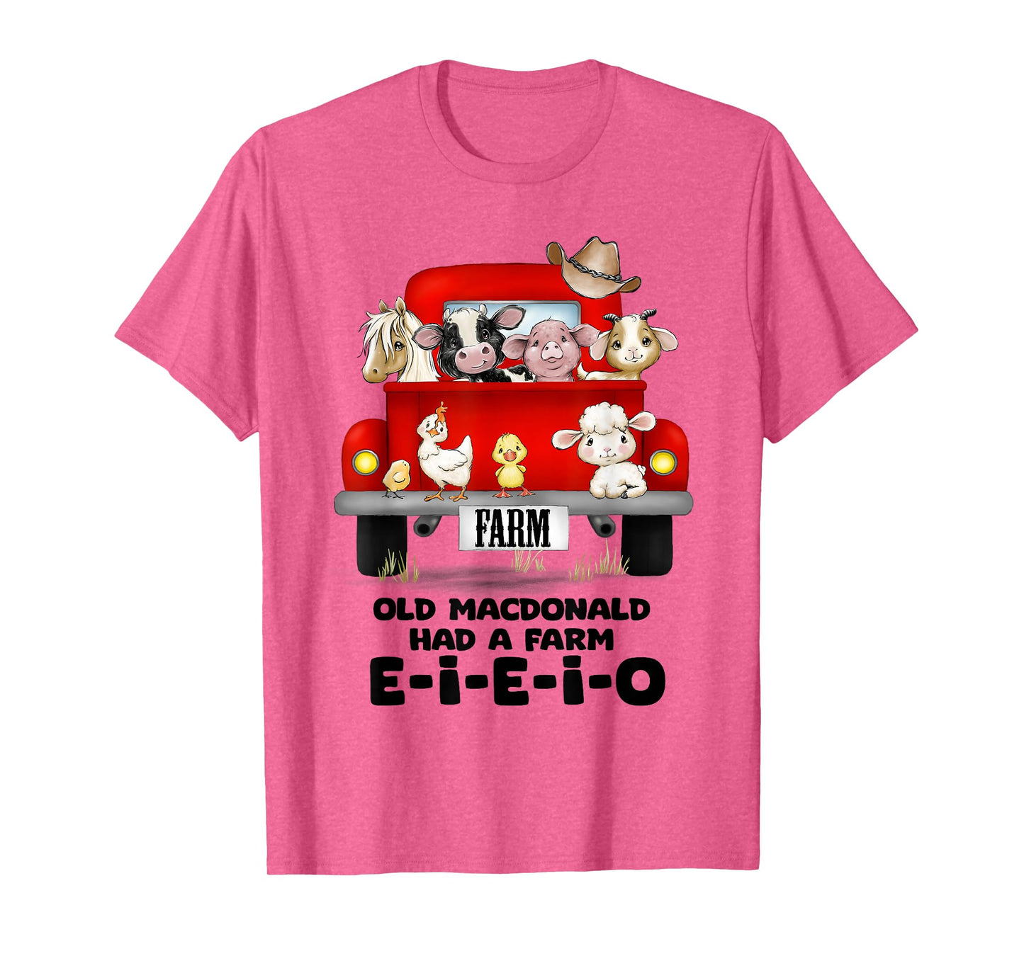 Toddler Kids Old MacDonald Had a Farm E-I-E-I-O Nursery Song T-Shirt
