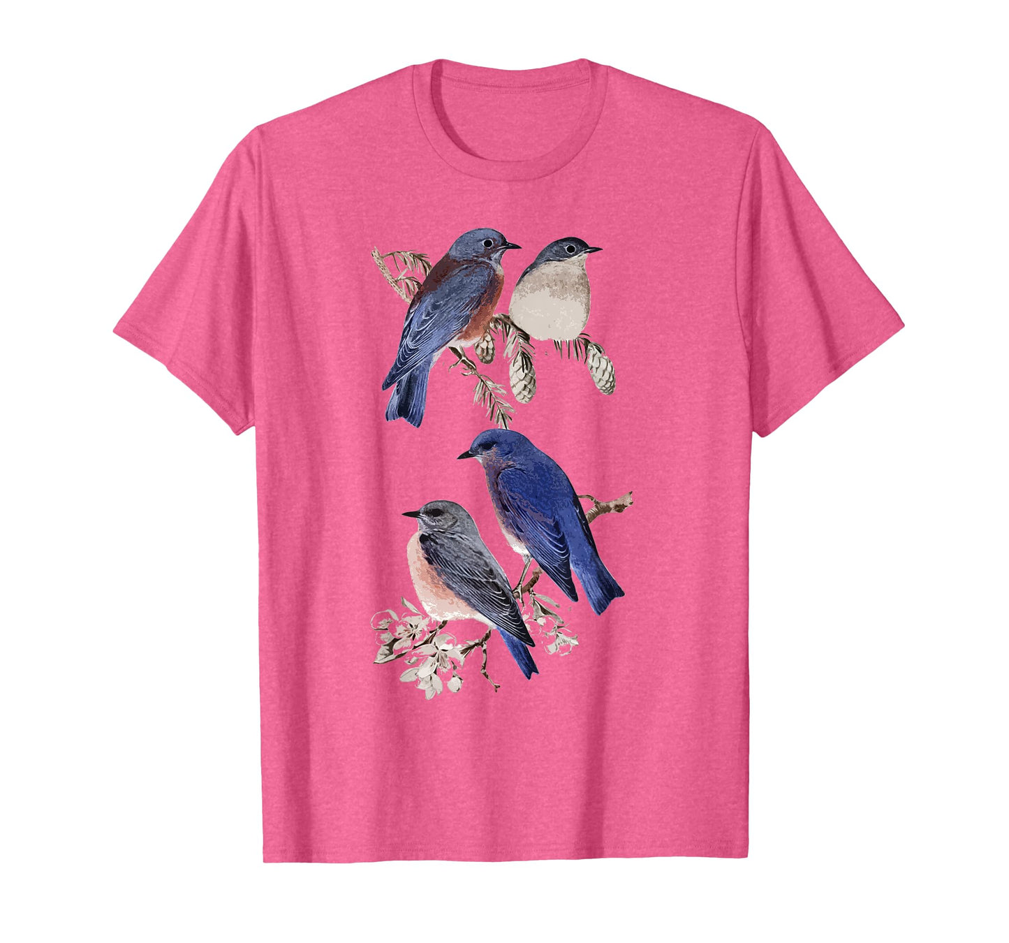 Patience Bluebird of Happiness Blue Bird Eastern Bluebird T-Shirt