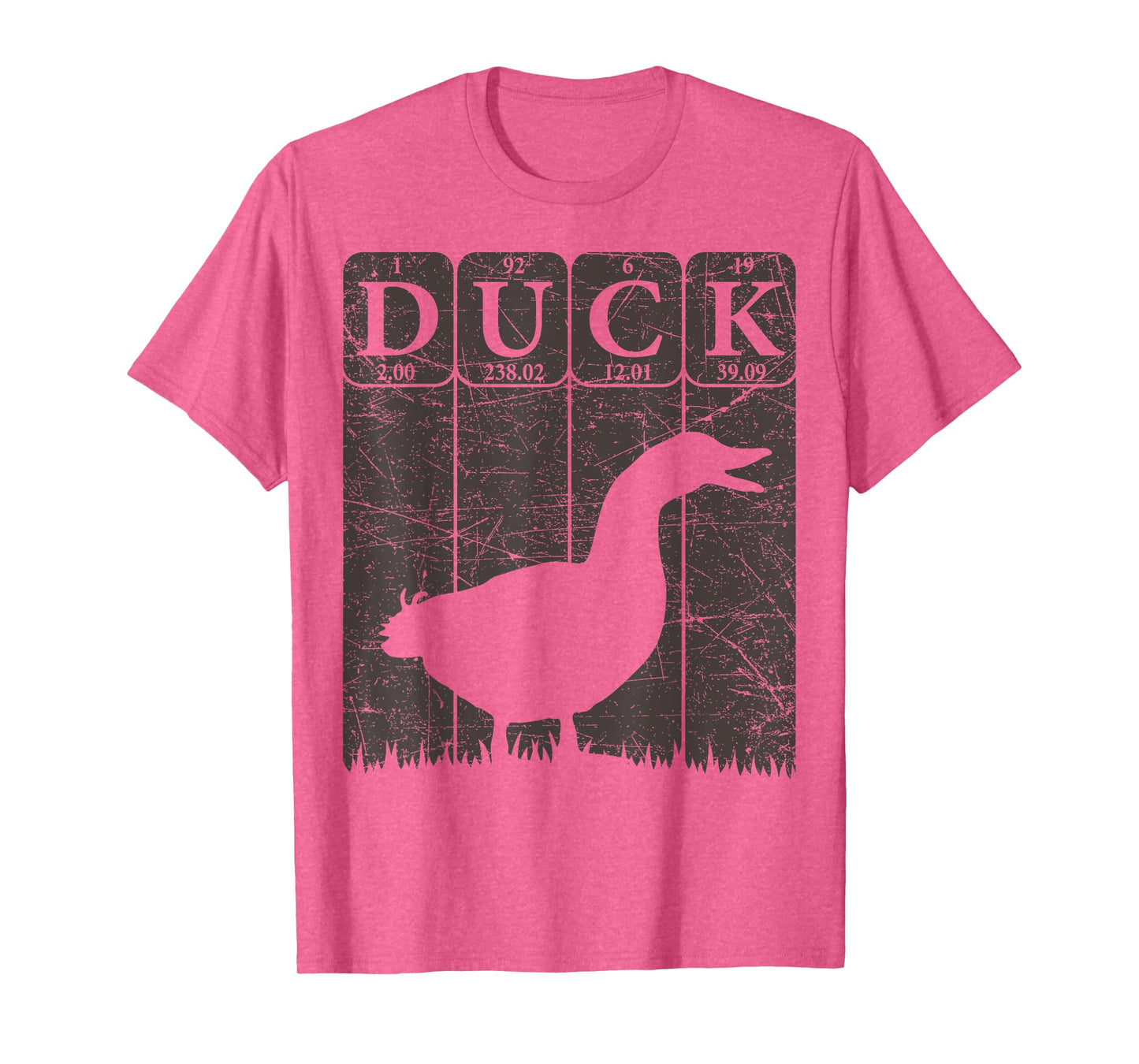 Duck Periodic Table Elements Duck Farmer Retro T-Shirt