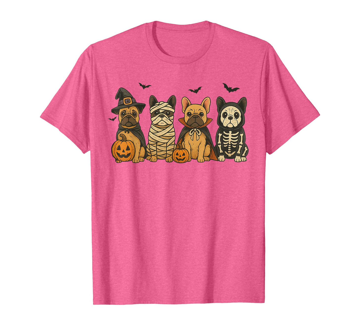 Cute French Bulldog Halloween Costume Frenchie Dog Ghost T-Shirt