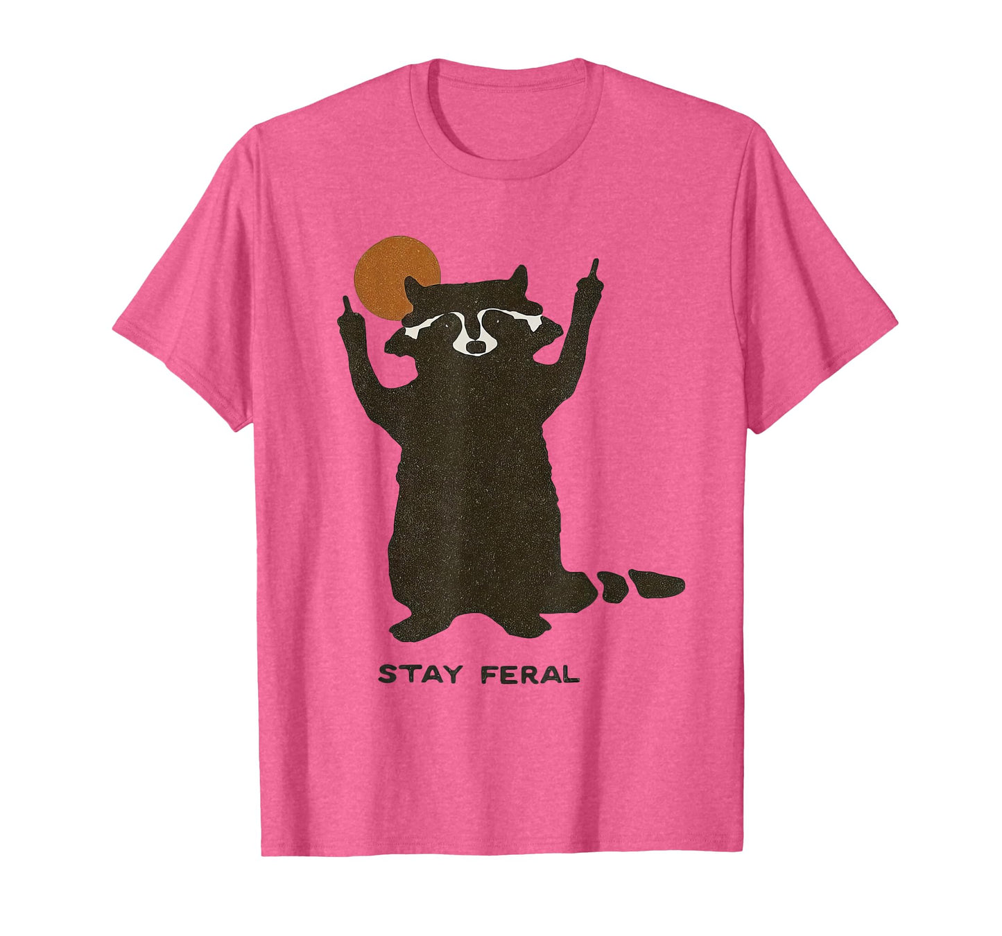 Stay Feral Funny Cute Raccoon Lover Men Women T-Shirt