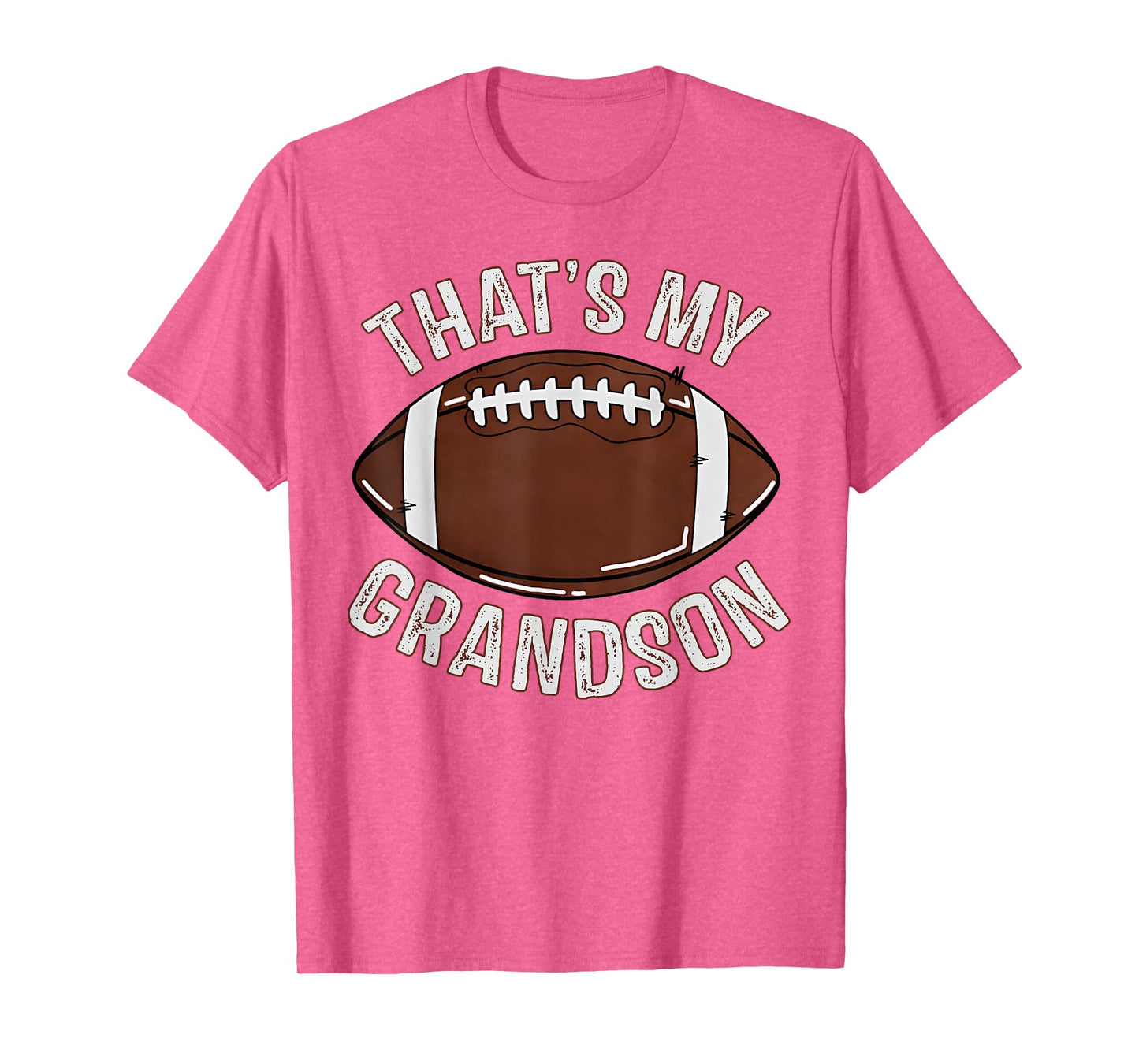 That's My Grandson Football Grandma Granddad Family Cheer T-Shirt
