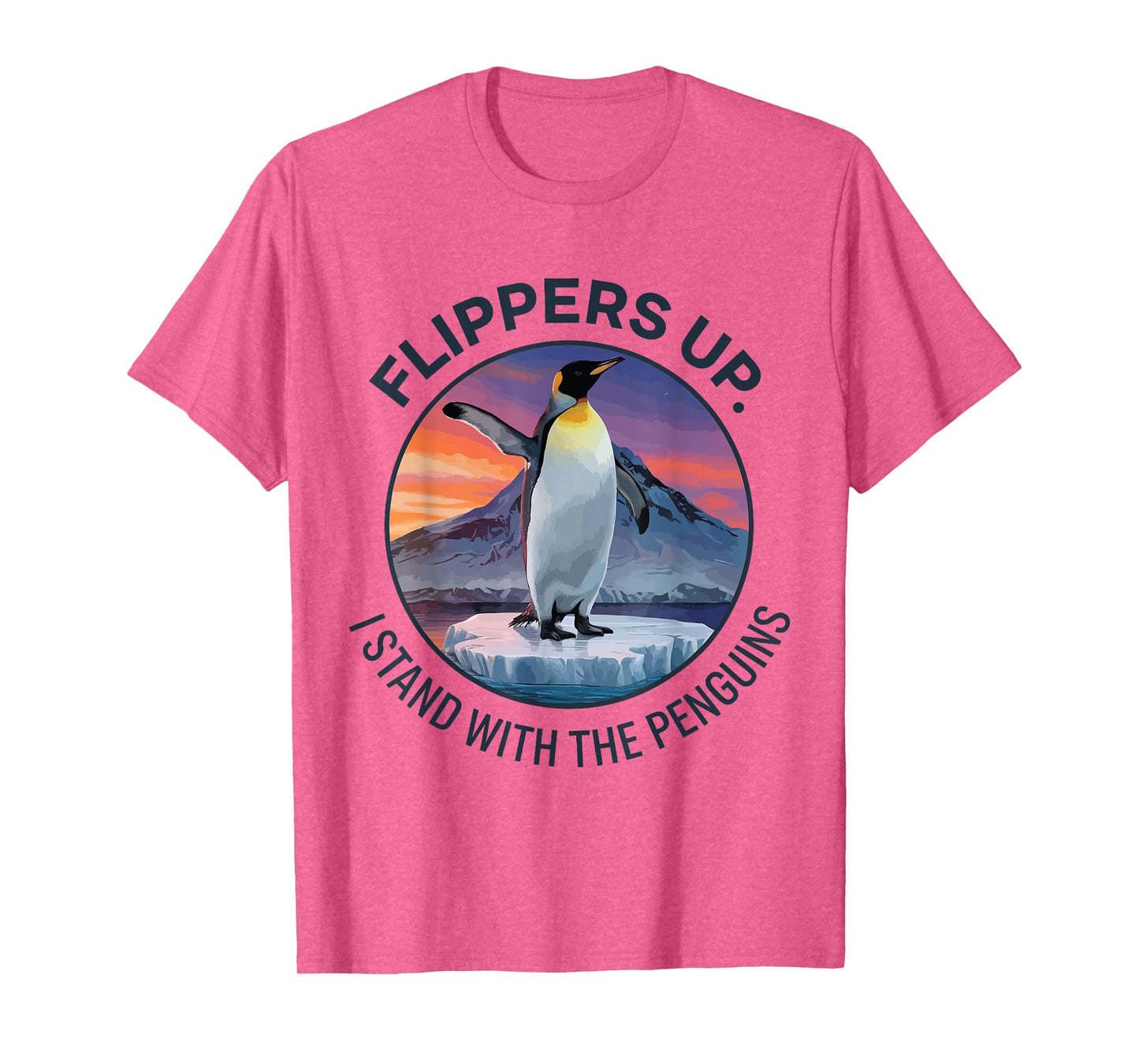 Flippers Up I Stand With The Penguins T-Shirt