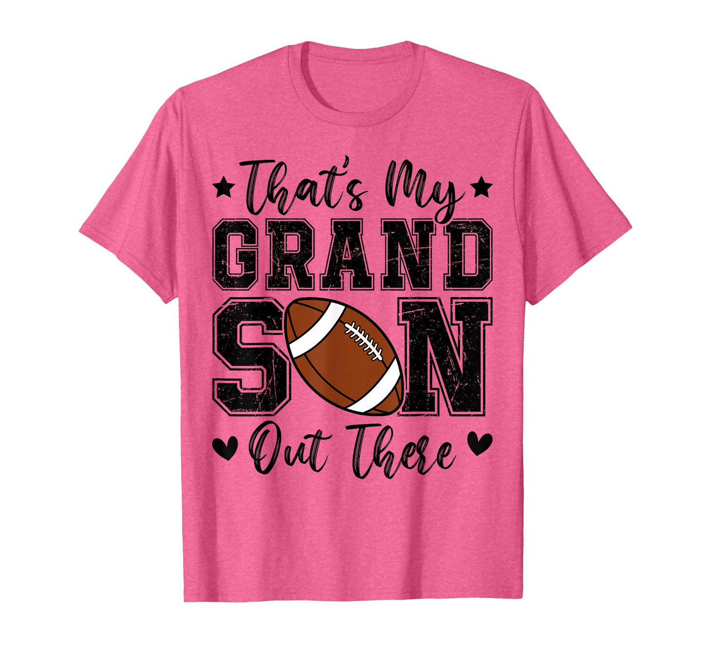 That's My Grandson Out There Funny Football Grandma T-Shirt