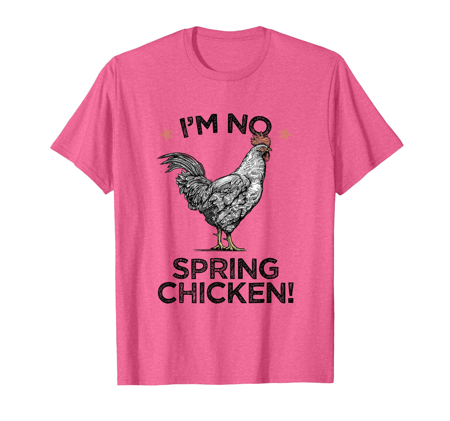 Spring Chicken Old Age Joke Birthday Senior Gag Graphic T-Shirt