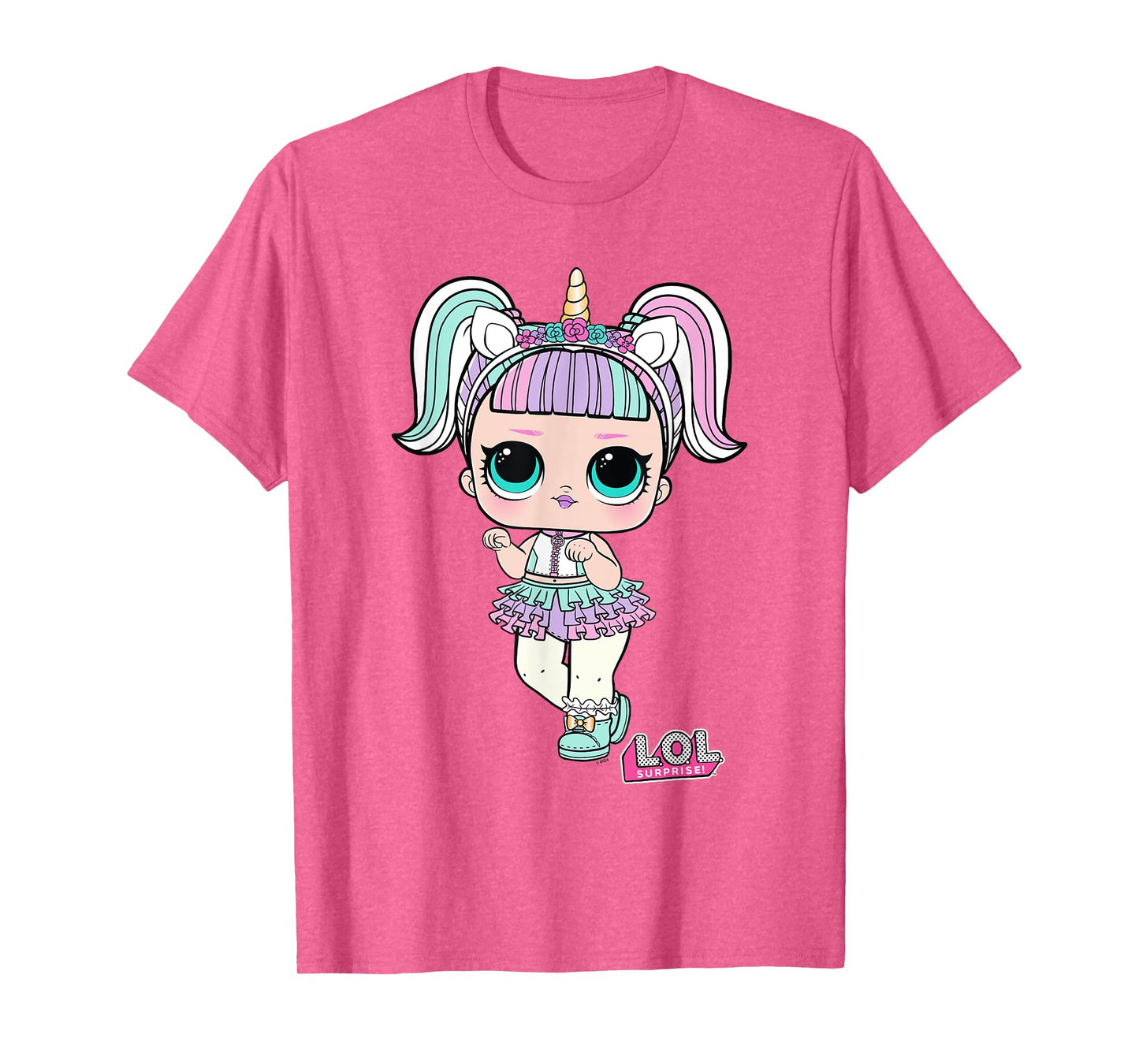 LOL Surprise Cute Unicorn Doll Pose Big Full Body Portrait T-Shirt