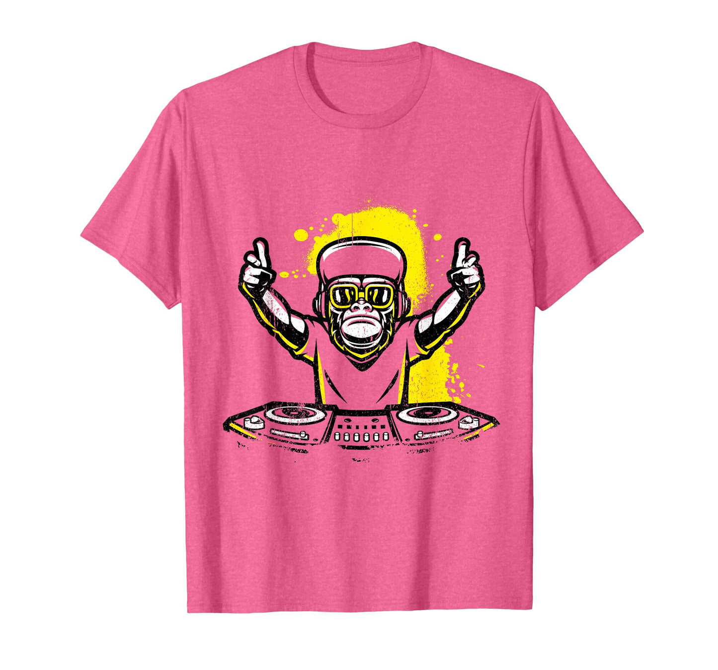 DJ Monkey Music Party Fun Sunglasses Fun Dancing Club T-Shirt