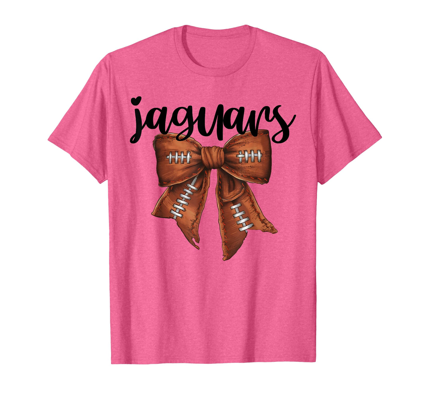 Jaguars Football Bow School Spirit Team Mascot Game Night T-Shirt