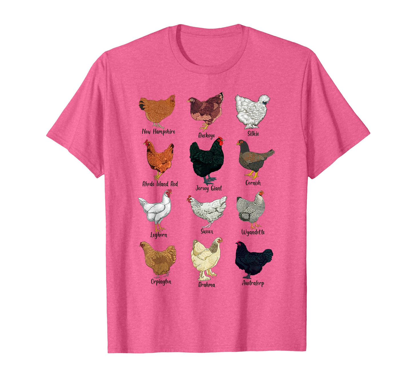 Various Chickens - Chicken Breeds T-Shirt