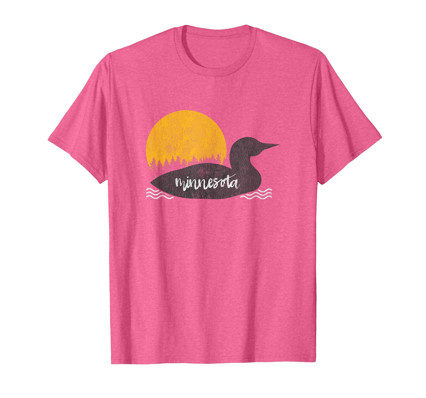Vintage Minnesota T-shirt Minnesota State Bird Loon Gift T-Shirt