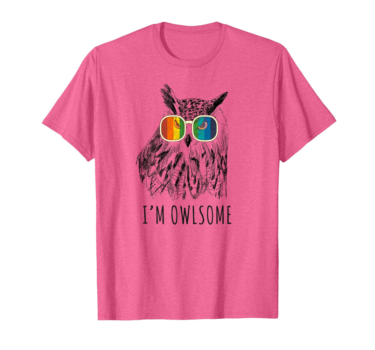 I'm Owlsome Cute Owl T-Shirt Women Girls Owl Lover Gifts T-Shirt
