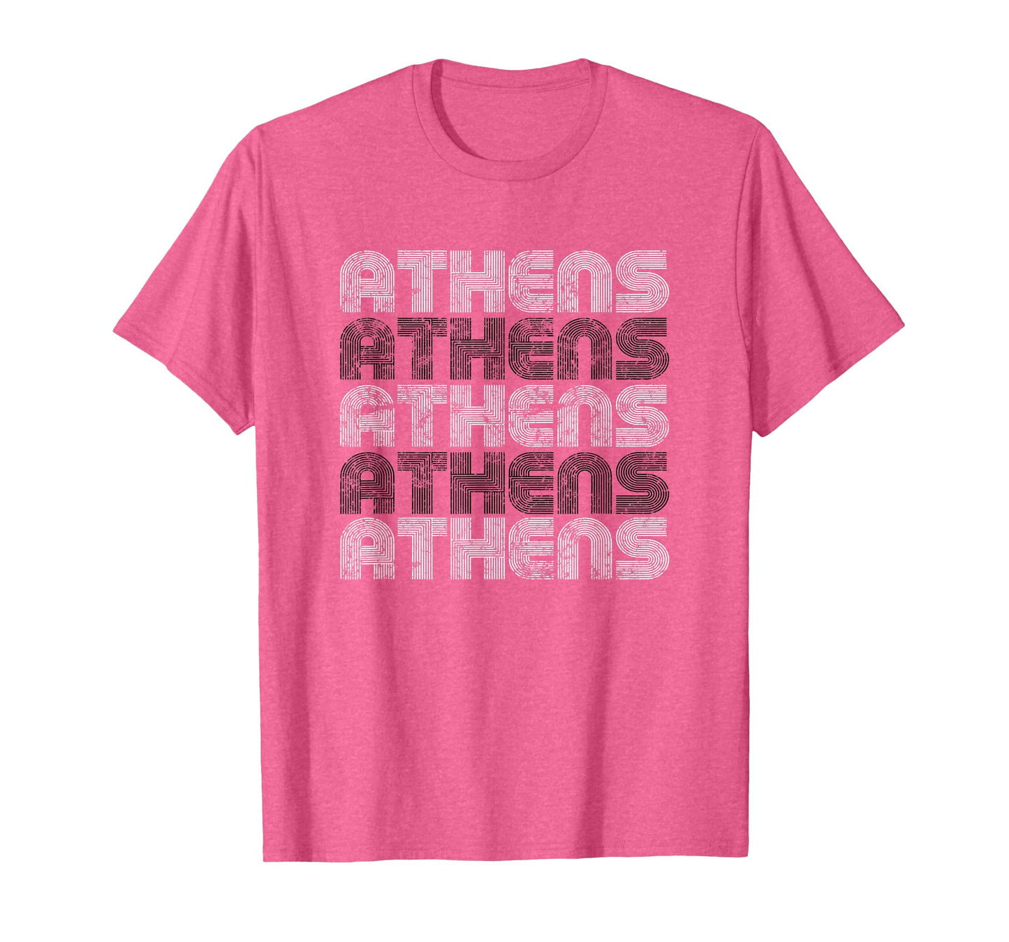 Athens Georgia Retro Vintage Weathered T-Shirt