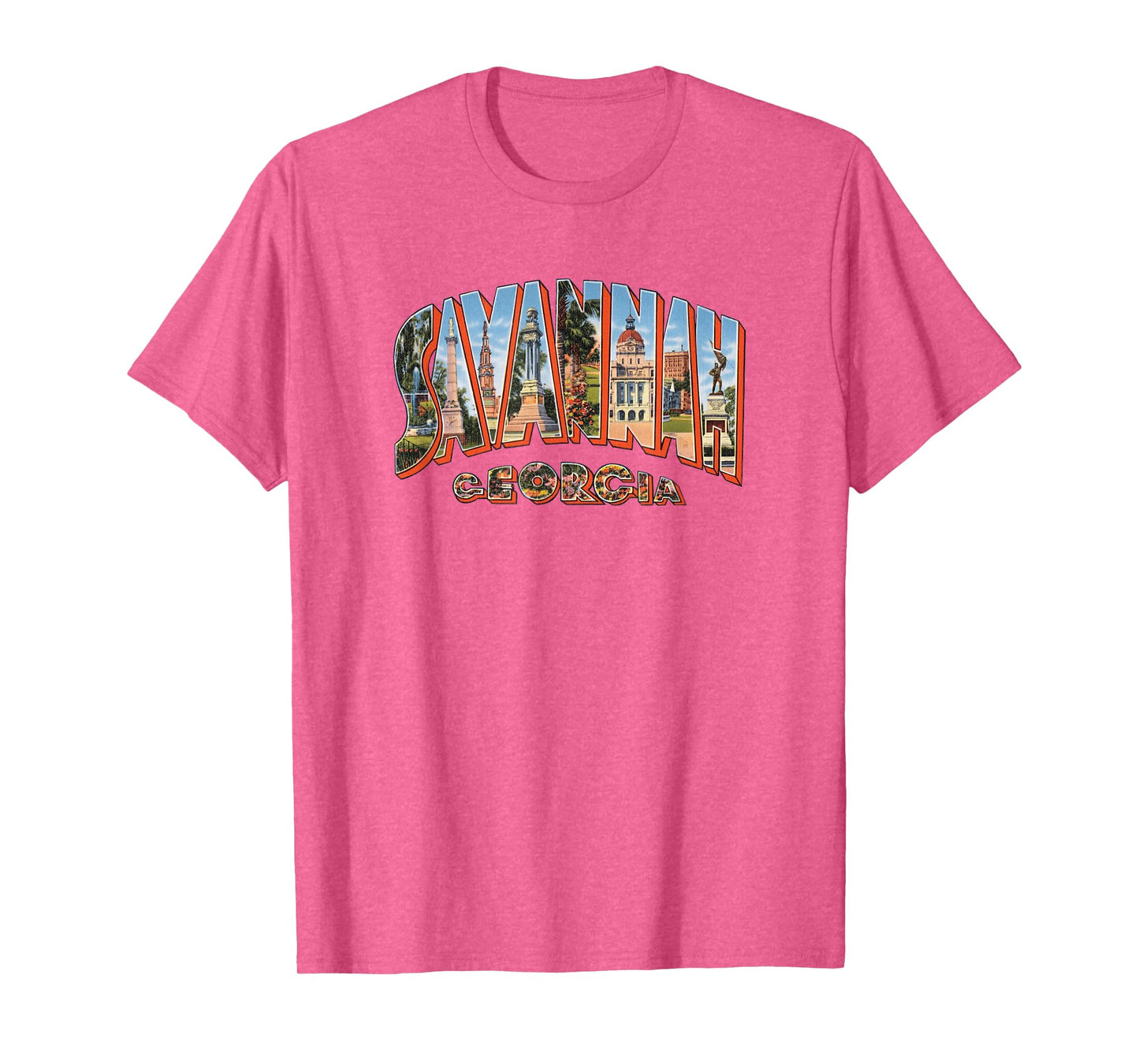 Savannah Georgia T Shirt Retro Vintage GA Souvenir Tshirt T-Shirt