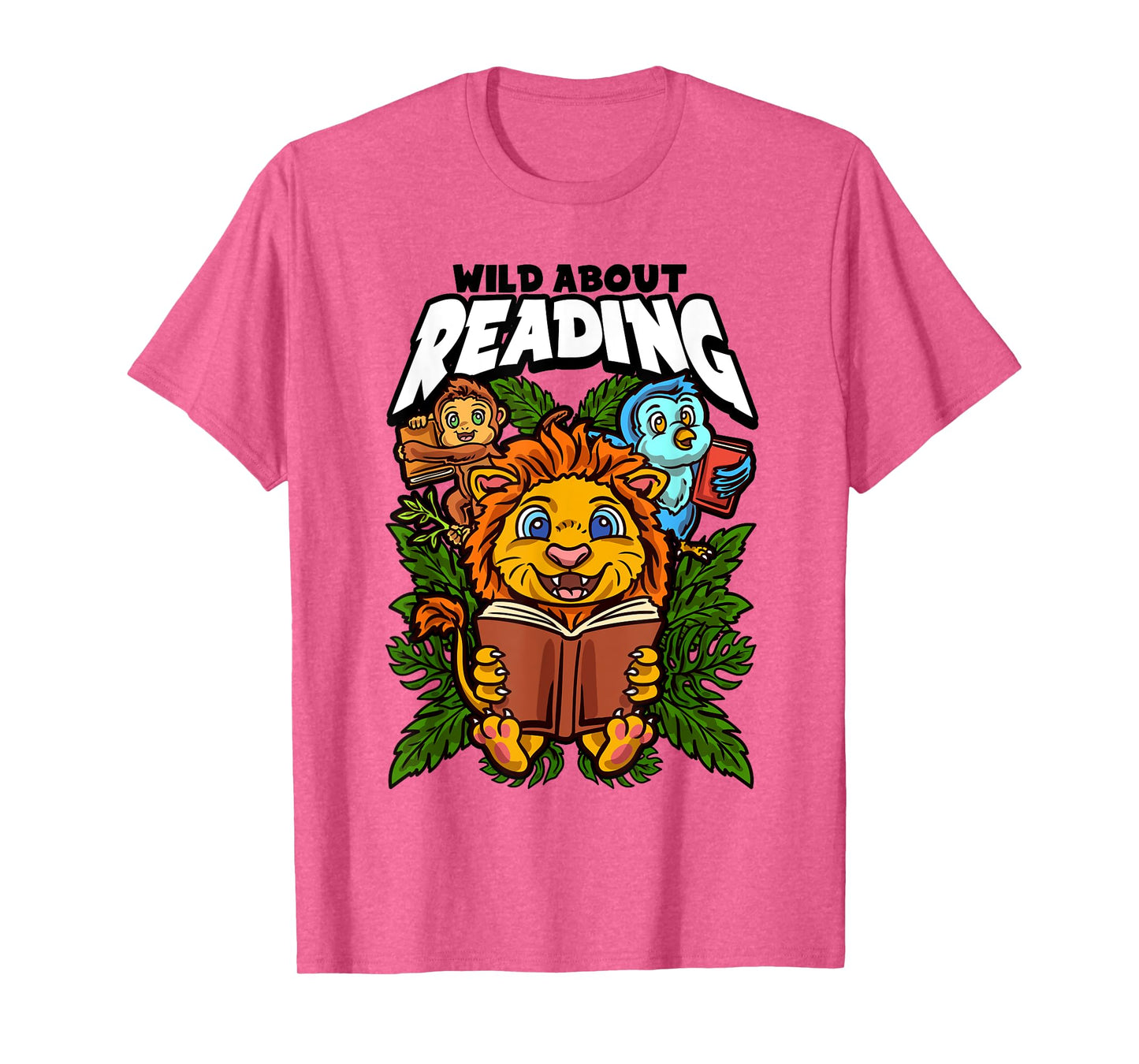 Wild about reading books, Reading is a ticket to adventure T-Shirt