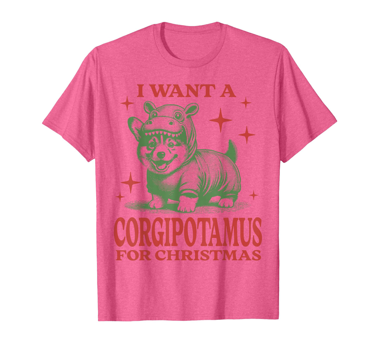 I Want A Corgipotamus For Christmas T-Shirt