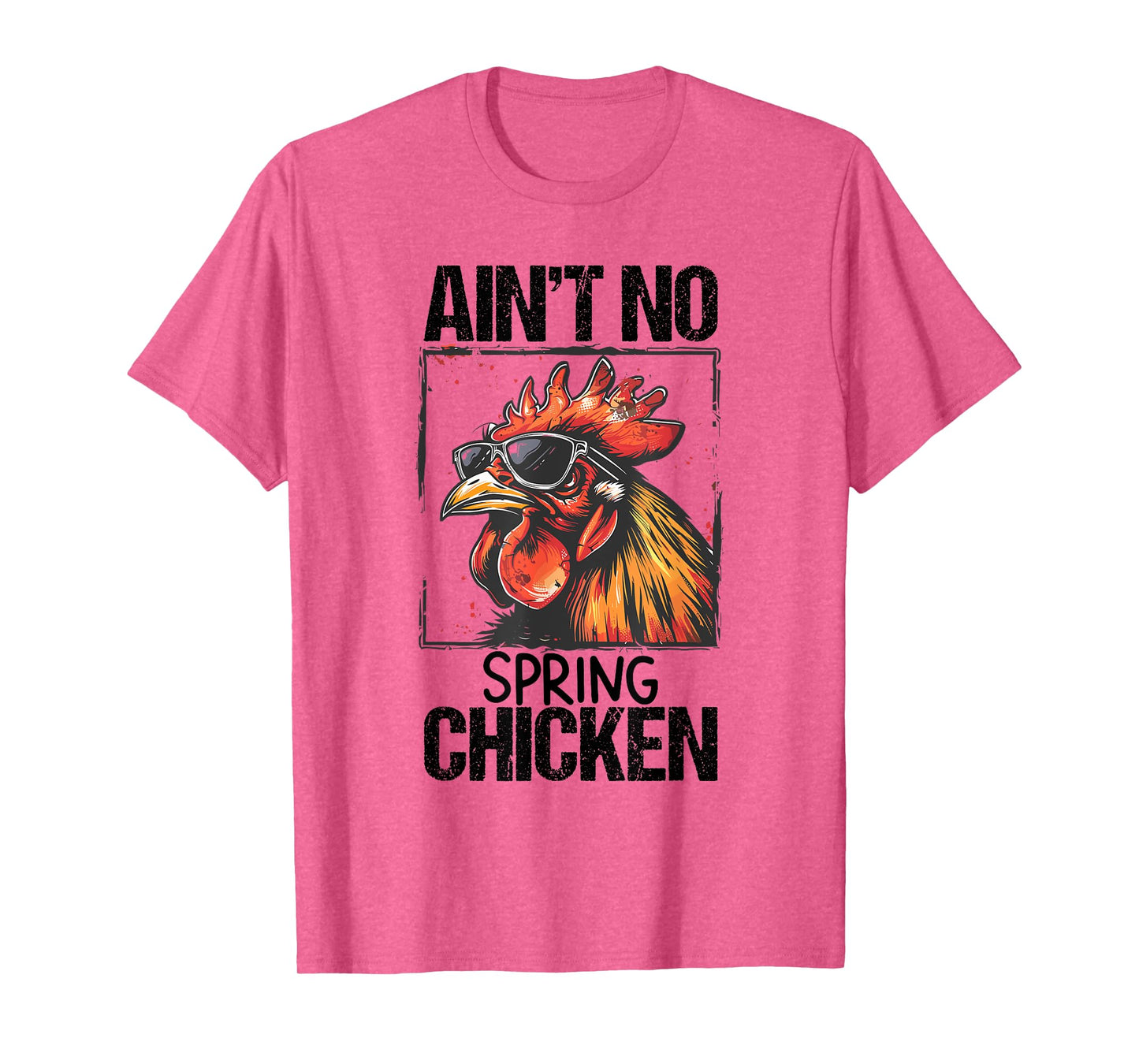 Mens Aint No Spring Chicken Funny T Shirt Sarcastic Graphic T-Shirt