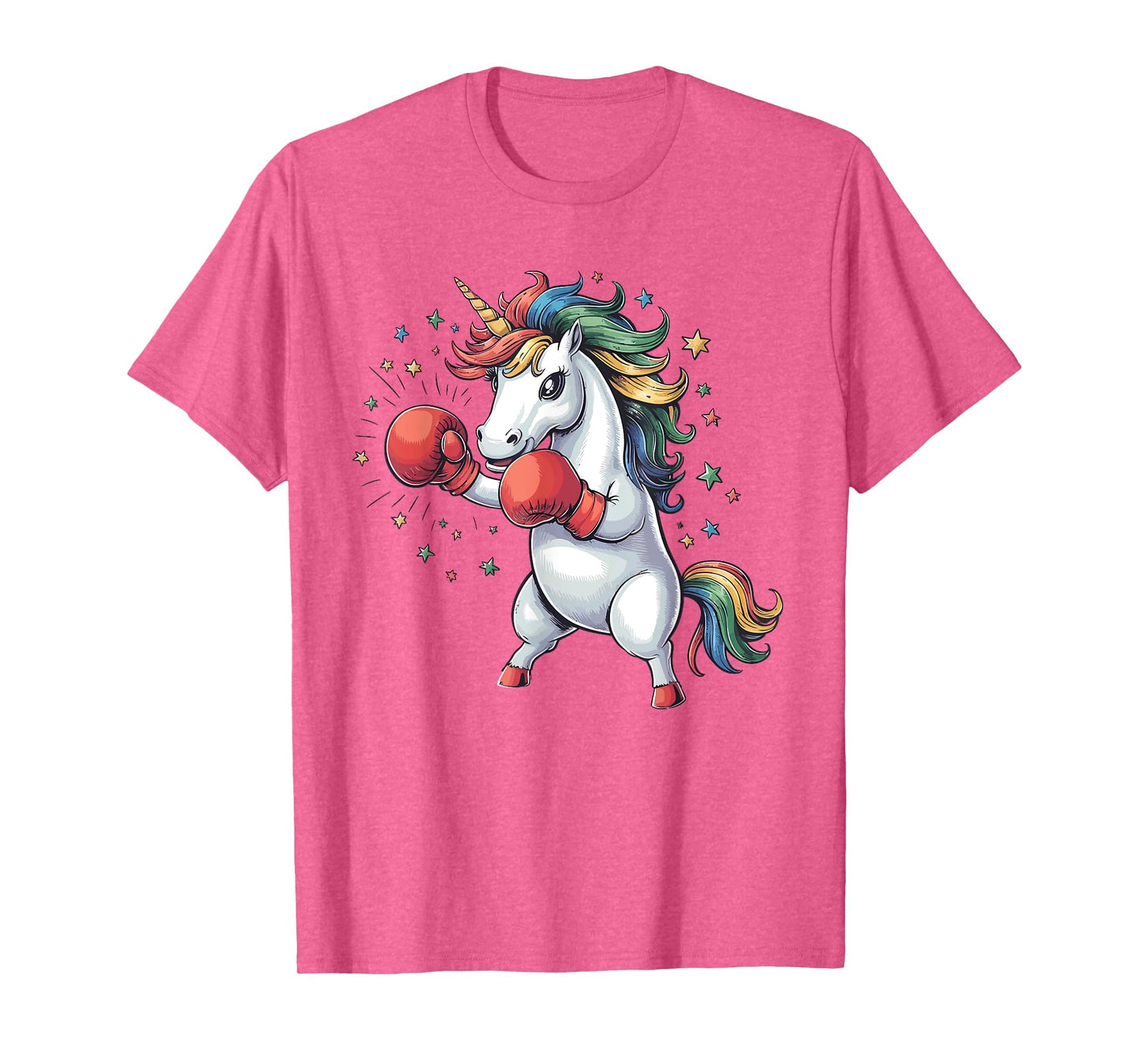 Boxing Unicorn with Gloves Kids Adults Fighting Kickboxing T-Shirt