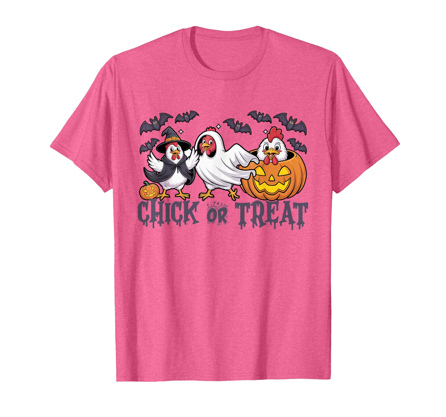 Chickens Ghost Witch Halloween Costume Chick Or Treat Spooky T-Shirt