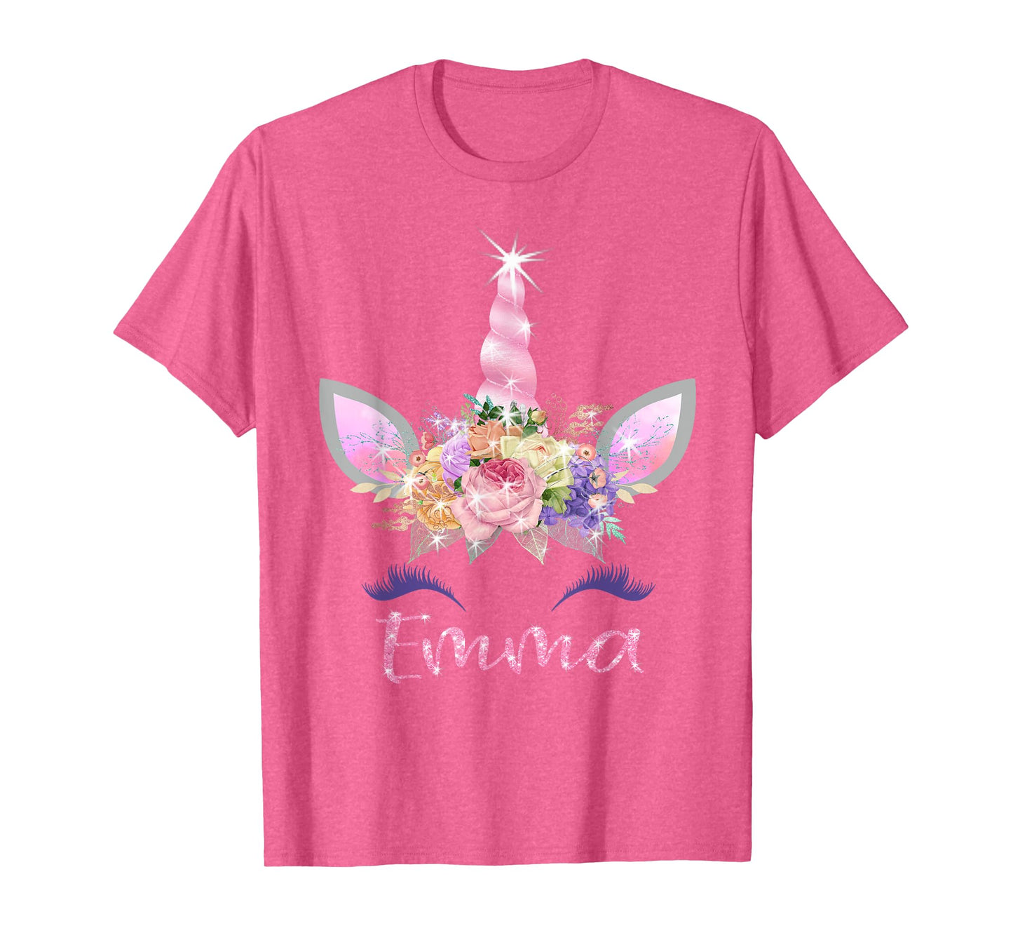 Emma: Unicorn Shirts for Girls with Name