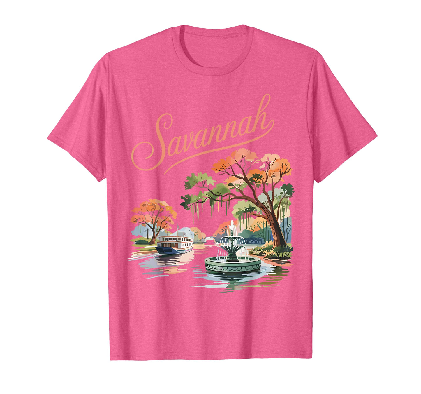 Historic Savannah Georgia Vintage Southern City T-Shirt