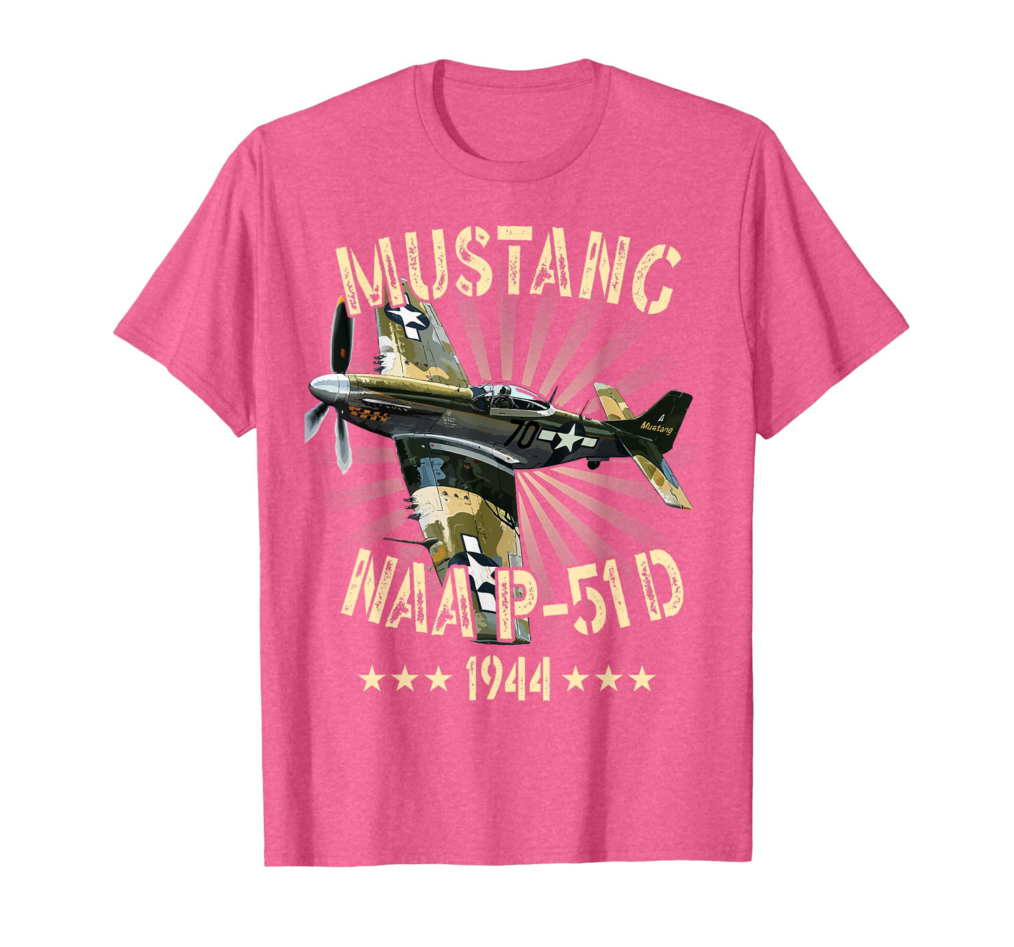 P-51D Mustang Vintage North American P-51D Fighter Warbirds T-Shirt