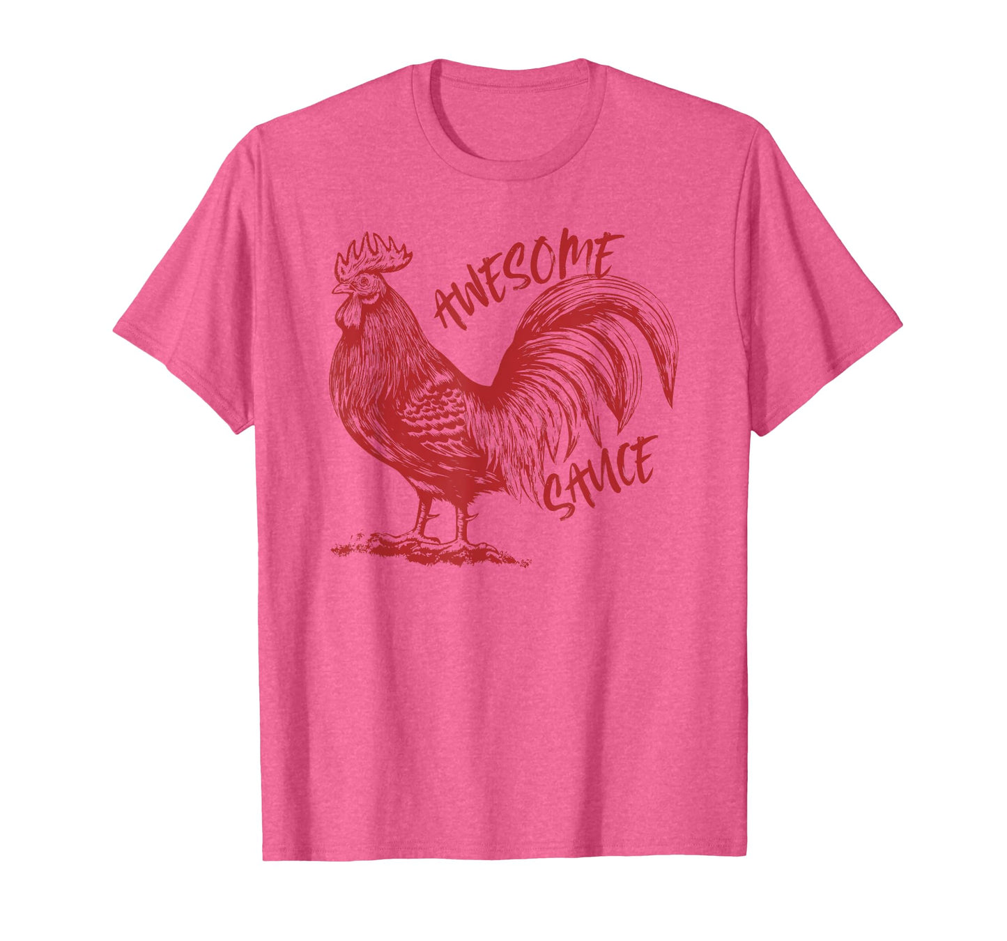 Awesome Sauce Rooster Retro Vintage T-Shirt