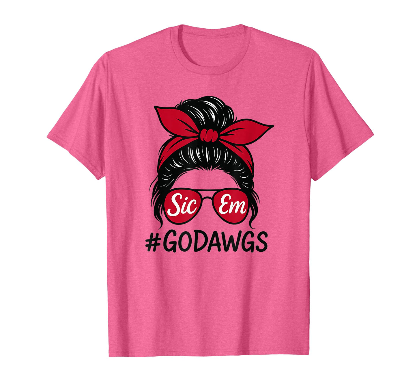 Dawgs Sic Em, Go Dawgs, Sic'Em, Go Bulldog for Women Girls T-Shirt