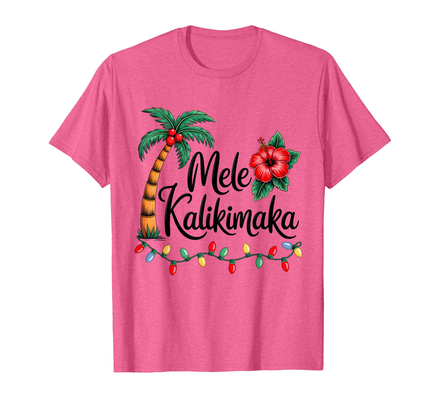 Mele Kalikimaka Tropical Christmas Hawaiian Xmas Family T-Shirt