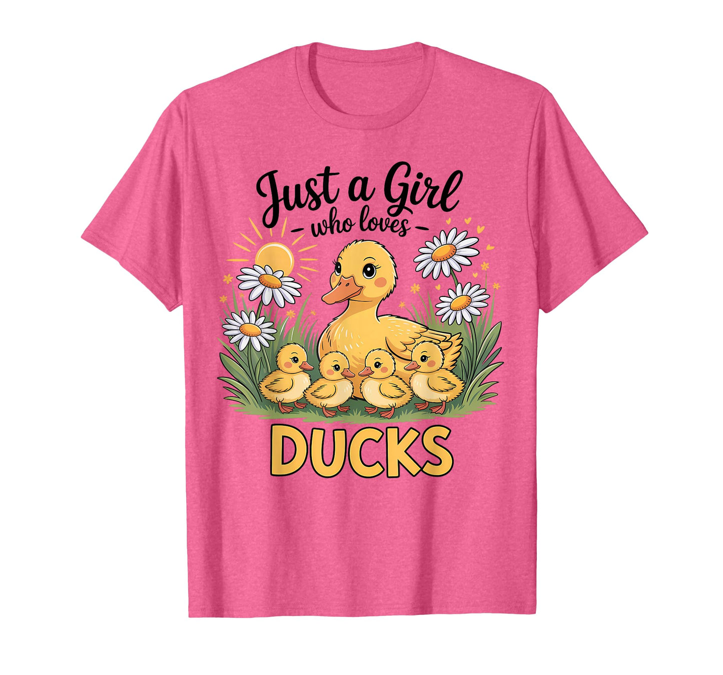 Just A Girl Who Loves Ducks Cute T-Shirt