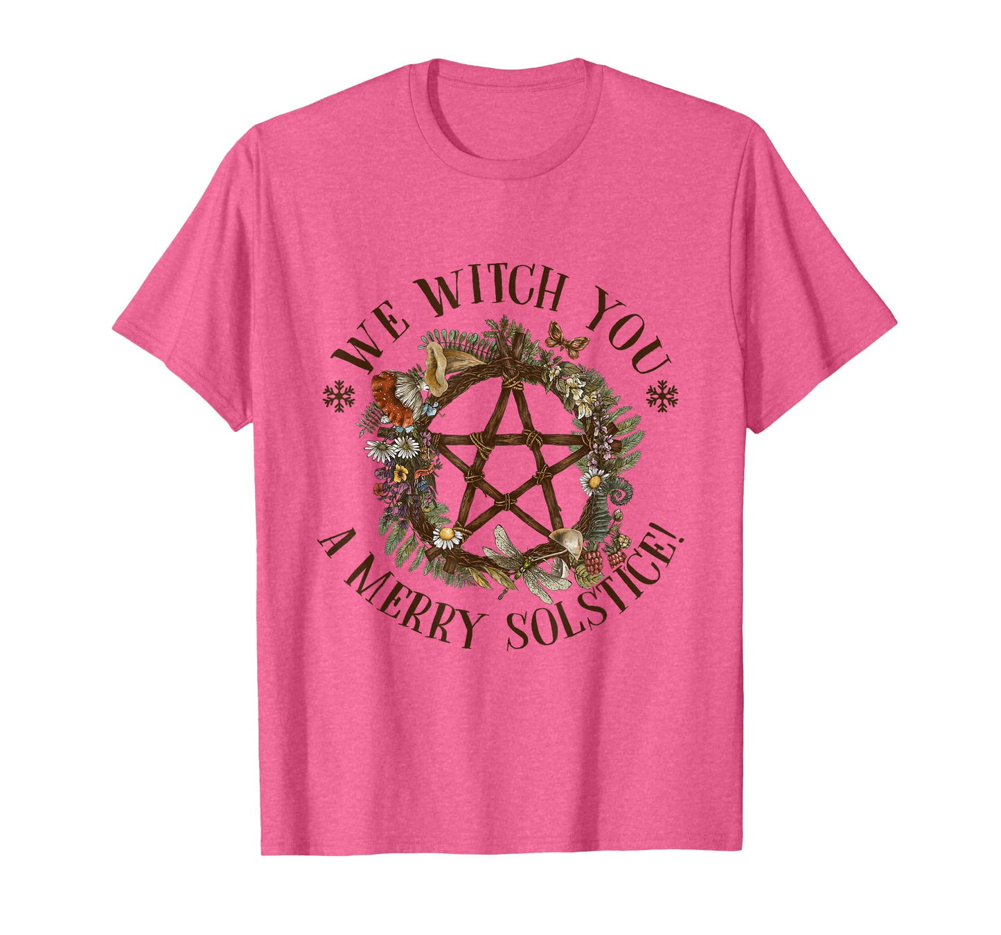 We Witch You A Merry Winter Solstice Yule Pagan Santa Wiccan T-Shirt