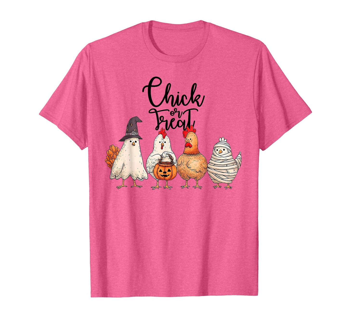 Chick Or Treat Spooky Chicken Halloween Funny Trick Or Treat T-Shirt