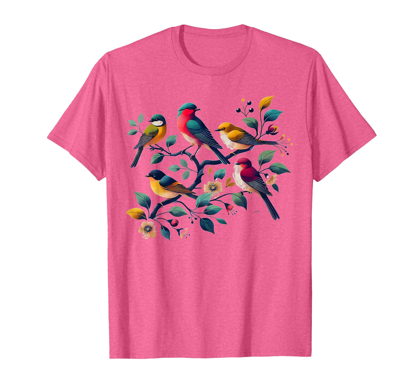 Birds On A Branch Birding Bird Watching Bird Watcher Birder T-Shirt