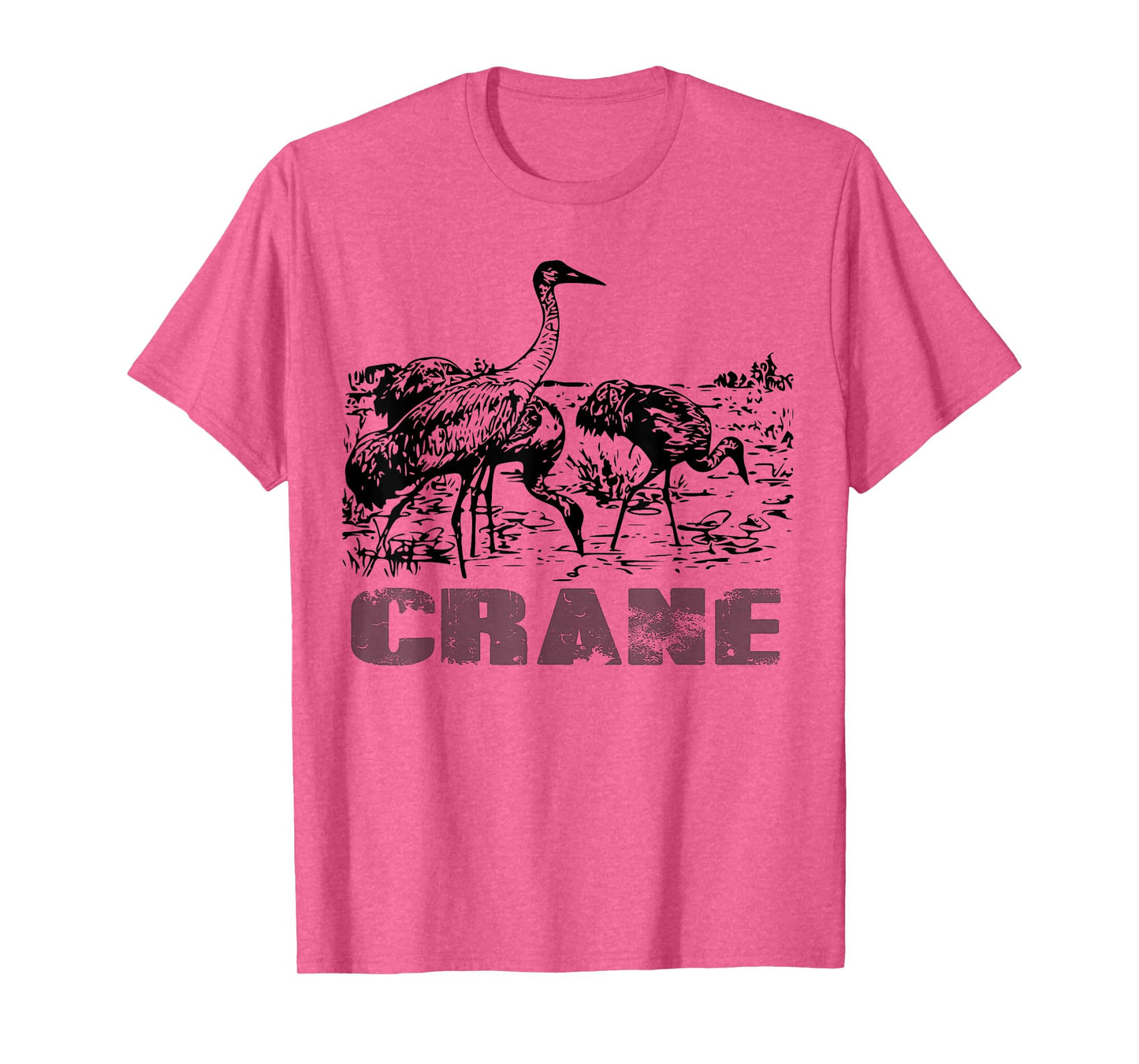 Whooping Crane Bird Art T-shirt Men Women Kids Boys Girls T-Shirt