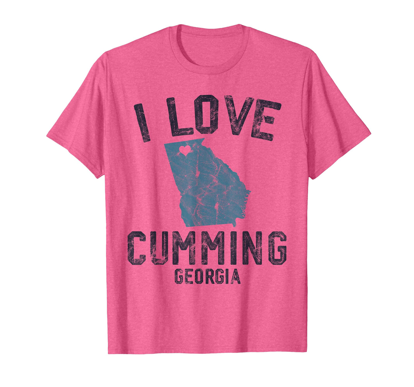 I Love Cumming Georgia Funny United States T-Shirt
