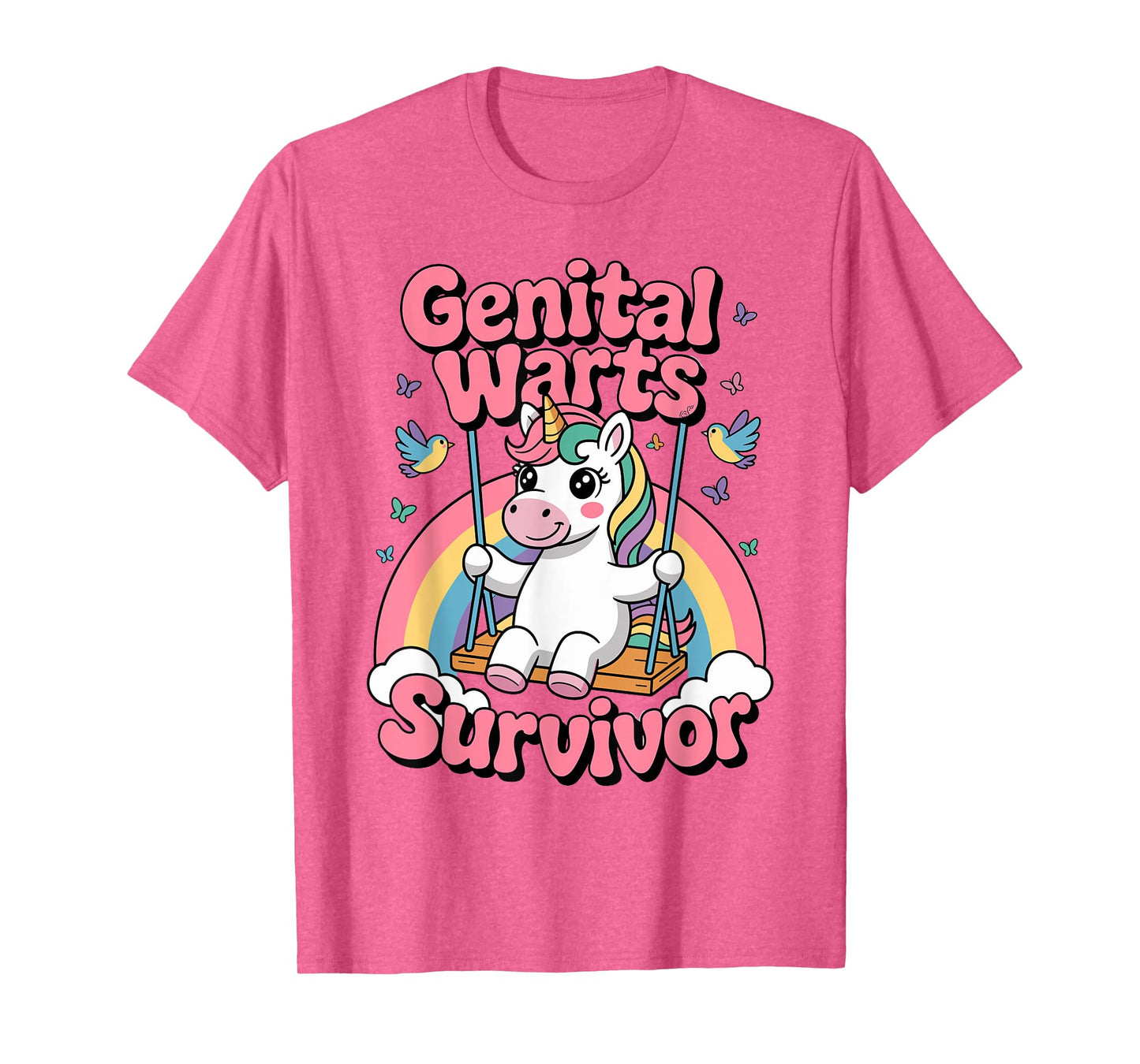 Genital Warts Survivor Unicorn T-Shirt