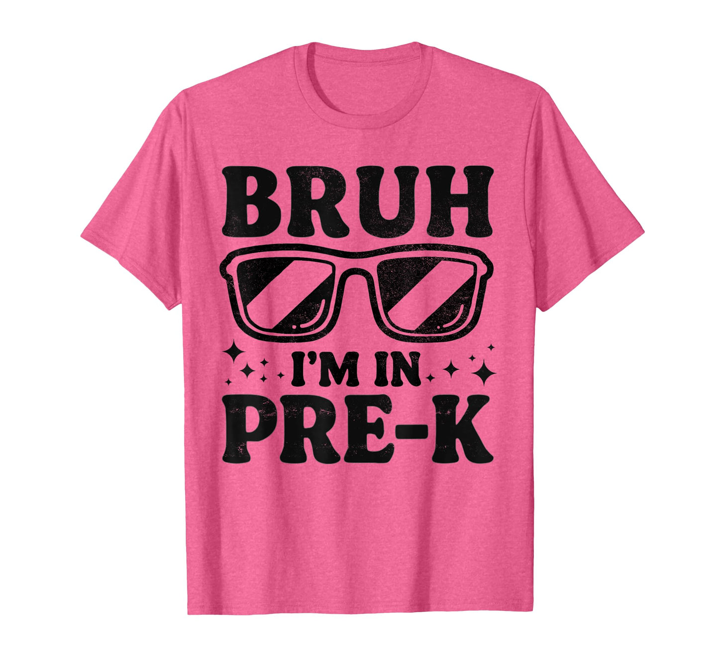 Bruh I'm In Pre-K Preschool Sunglasses Boys Back To School T-Shirt