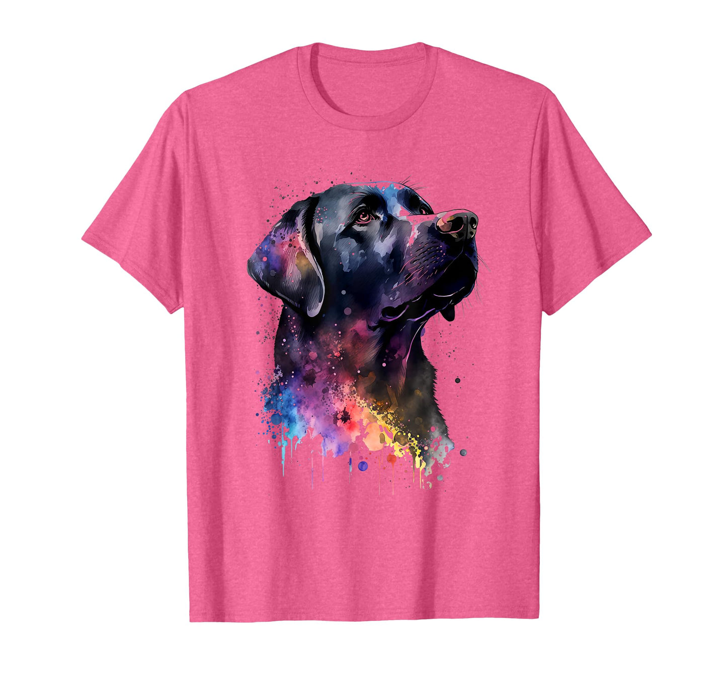 Black Labrador Dog T-Shirt for Men Women Girls Kids